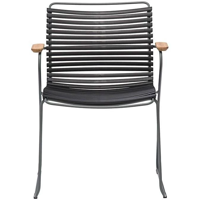 Click Outdoor Dining Chair With Armrests By Houe (Black) 2 Click Outdoor Dining Chair With Armrests By Houe (Black)