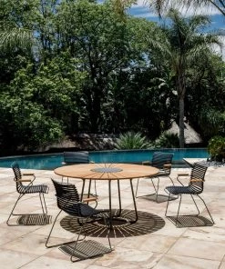 Click Outdoor Dining Chair With Armrests By Houe (Black) 8 Click Outdoor Dining Chair With Armrests By Houe (Black)