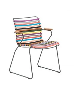 Click Outdoor Dining Chair With Armrests By Houe (Dynamic Multicolour)