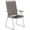 Click Outdoor Adjustable High Back Chair By Houe (Black)