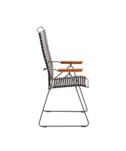 Click Outdoor Adjustable High Back Chair By Houe (Black)