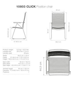 Click Outdoor Adjustable High Back Chair By Houe (Black)