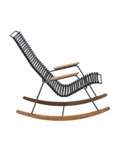 Click Outdoor Rocking Chair With Armrests By Houe (Black)