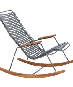 Click Outdoor Rocking Chair With Armrests By Houe (Dark Grey)