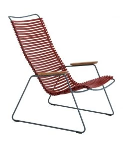 CHEAP SLH SHOP 26 Click Outdoor Lounge Chair With Armrests By Houe (Paprika)