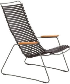 Click Outdoor Lounge Chair With Armrests By Houe (Black)