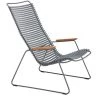 Click Outdoor Lounge Chair With Armrests By Houe (Dark Grey)