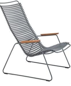 Click Outdoor Lounge Chair With Armrests By Houe (Dark Grey)