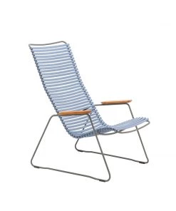 Click Outdoor Lounge Chair With Armrests By Houe (Light Blue)