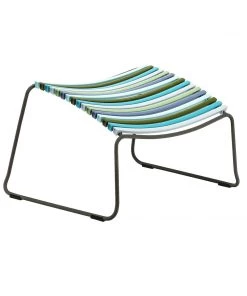 Click Outdoor Footrest By Houe (Multicolour Blue Stripe)