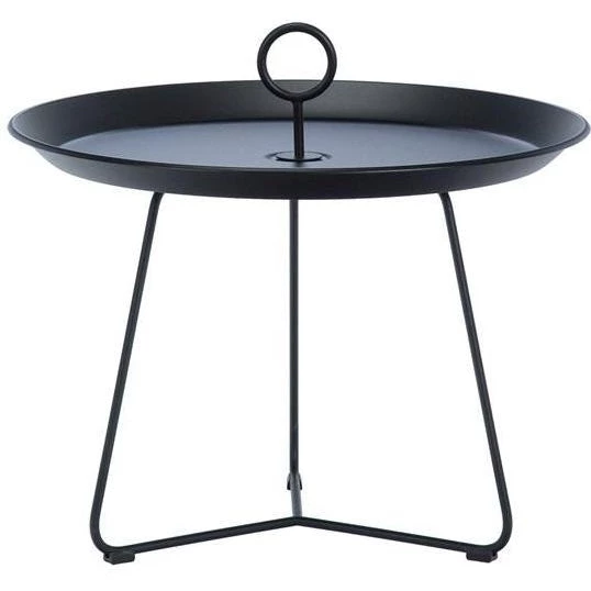 Eyelet Outdoor Tray Side Table 60cm By Houe (Black) 1 Eyelet Outdoor Tray Side Table 60cm By Houe (Black)
