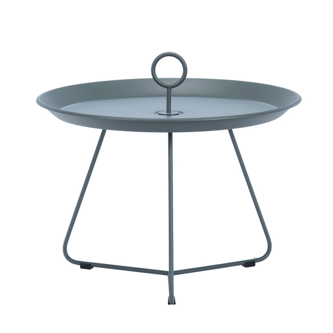 Eyelet Outdoor Tray Side Table 60cm By Houe (Dark Grey) 1 Eyelet Outdoor Tray Side Table 60cm By Houe (Dark Grey)