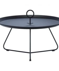 Eyelet Outdoor Tray Side Table 70cm By Houe (Black)