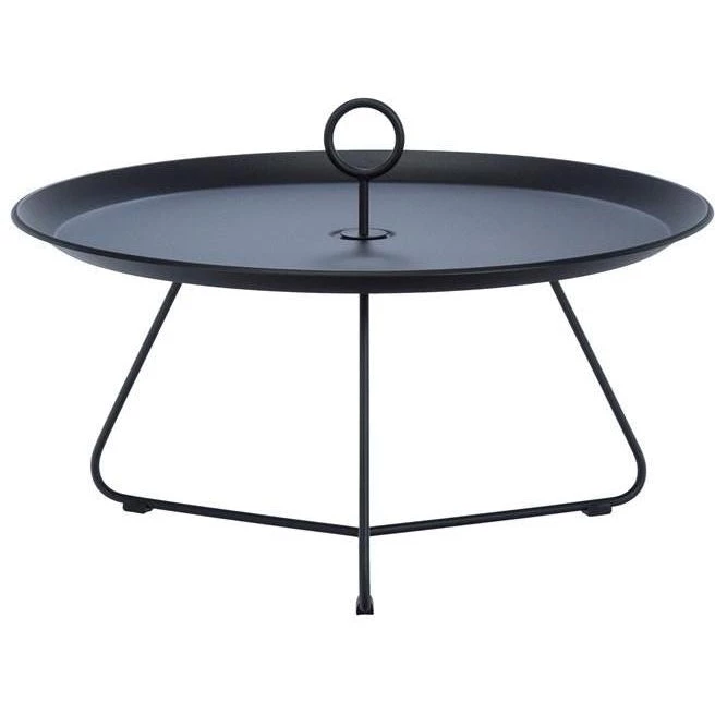 Eyelet Outdoor Tray Side Table 70cm By Houe (Black) 1 Eyelet Outdoor Tray Side Table 70cm By Houe (Black)