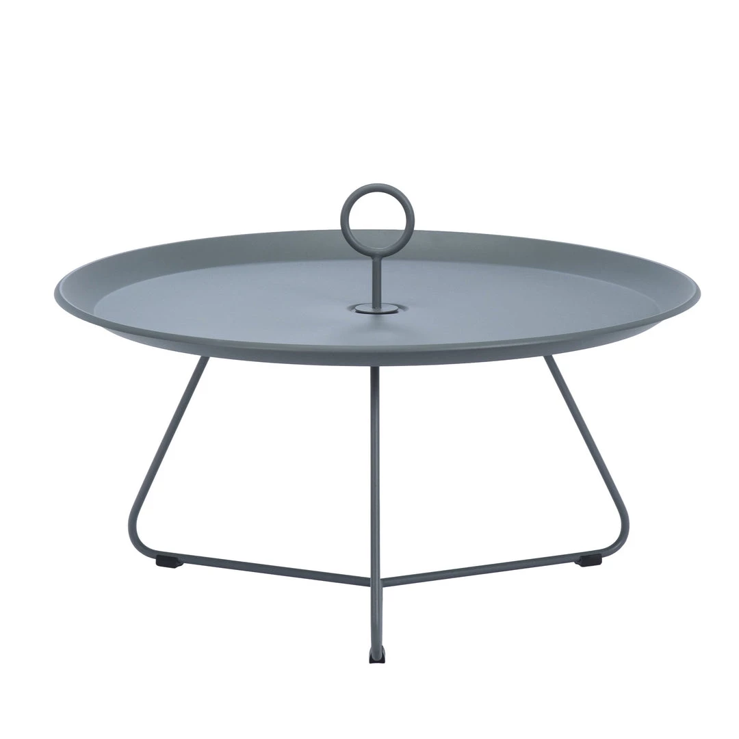 Eyelet Outdoor Tray Side Table 70cm By Houe (Dark Grey) 1 Eyelet Outdoor Tray Side Table 70cm By Houe (Dark Grey)