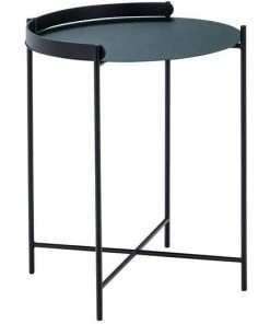 Edge Outdoor Round Coffee Table 46cm By Houe (Pine Green)