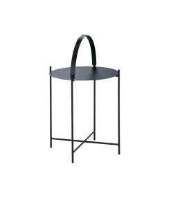 Edge Outdoor Round Coffee Table 46cm By Houe (Black)