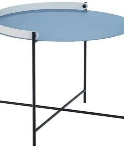 Edge Outdoor Round Coffee Table 62cm By Houe (Pigeon Blue)