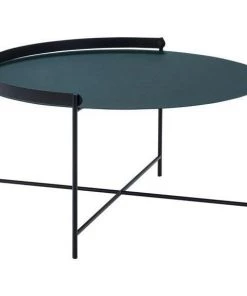 Edge Outdoor Round Coffee Table 76cm By Houe (Pine Green)