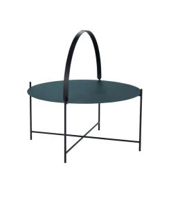 Edge Outdoor Round Coffee Table 76cm By Houe (Pine Green)