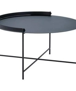Edge Outdoor Round Coffee Table 76cm By Houe (Black)