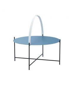 Edge Outdoor Round Coffee Table 76cm By Houe (Pigeon Blue)