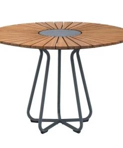 5 Seater Outdoor Circle Dining Table Set By Houe
