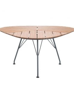 Leaf Bamboo Outdoor Table By Houe (Bamboo & Grey)