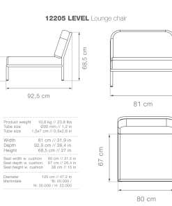 Level Outdoor Lounge Chair By Houe (Sooty Grey) 5 Level Outdoor Lounge Chair By Houe (Sooty Grey)