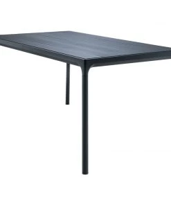 Four Rectangular Outdoor Dining Table 210cm By Houe (Black)