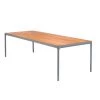 Four Rectangular Outdoor Dining Table 210cm By Houe (Bamboo & Grey)