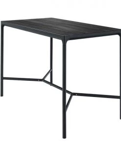 Four Rectangular Outdoor Bar Table 160cm By Houe (Black)