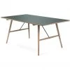 Hekla Rectangular Dining Table 168cm By Houe (Green & Oak) INDOOR