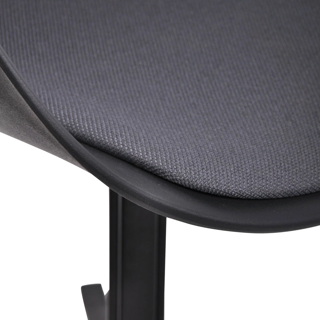 Falk Chair With Armrests & Column Leg By Houe (Black & Dark Grey) 5 Falk Chair With Armrests & Column Leg By Houe (Black & Dark Grey)