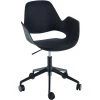 Falk Chair With Armrests & Castor Base By Houe (Black) INDOOR
