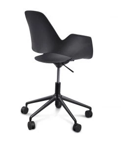 Falk Chair With Armrests & Castor Base By Houe (Black) INDOOR 7 Falk Chair With Armrests & Castor Base By Houe (Black) INDOOR