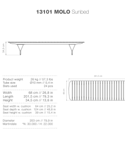 Molo Outdoor Bamboo Sunlounger Chair By Houe
