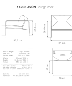 Avon Outdoor Lounge Chair By Houe (Ash) 13 Avon Outdoor Lounge Chair By Houe (Ash)