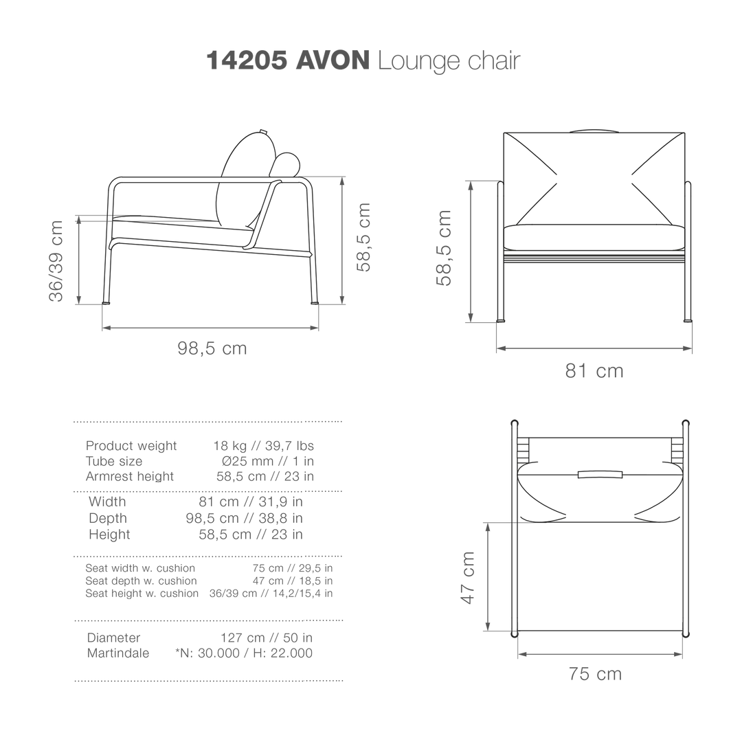 Avon Outdoor Lounge Chair By Houe (Ash) 7 Avon Outdoor Lounge Chair By Houe (Ash)