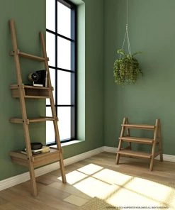 Karpenter Simply City Ladder Shelves & Drawer - European Oak INDOOR