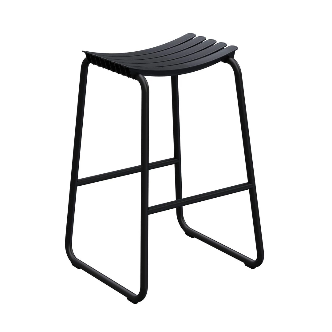ReClips Outdoor Bar Stool Chair By Houe (Black) 1 ReClips Outdoor Bar Stool Chair By Houe (Black)
