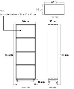 Karpenter INDOOR Twist Bookcase - Satin Black 5 Karpenter INDOOR Twist Bookcase - Satin Black