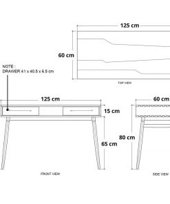 Karpenter Twist Desk With 2 Drawers- European Oak INDOOR 15 Karpenter Twist Desk With 2 Drawers- European Oak INDOOR