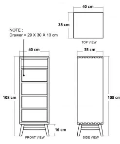 Karpenter INDOOR Twist Tallboy - European Oak