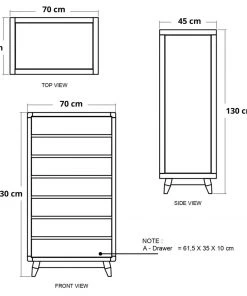 Karpenter Vintage Tallboy - FSC Teak INDOOR