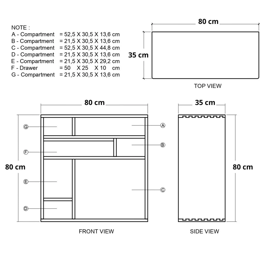 Karpenter INDOOR Circa Cupboard Combo - European Oak 6 Karpenter INDOOR Circa Cupboard Combo - European Oak