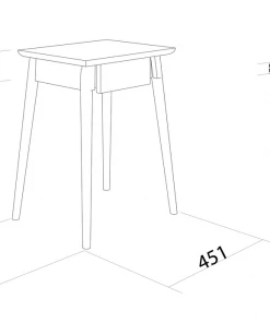 Karpenter Vintage Bedside 60 Cm - European Oak INDOOR