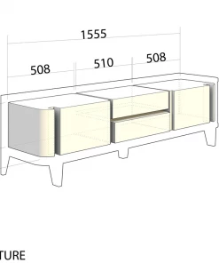 Karpenter Koppar Media Cabinet With 3 Doors - FSC Teak INDOOR 10 Karpenter Koppar Media Cabinet With 3 Doors - FSC Teak INDOOR