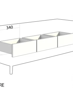 Karpenter INDOOR Twist TV Unit - European Oak