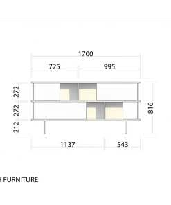 SLH INDOOR Kali Open Sideboard Teak 9 SLH INDOOR Kali Open Sideboard Teak